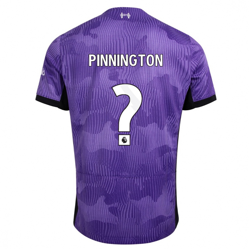 Kids  Carter Pinnington #0 Purple Third Jersey 2023/24 T-Shirt Canada