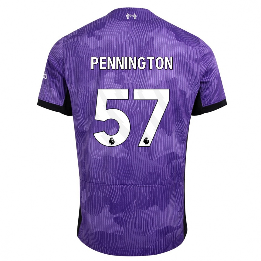 Kids  Cody Pennington #57 Purple Third Jersey 2023/24 T-Shirt Canada