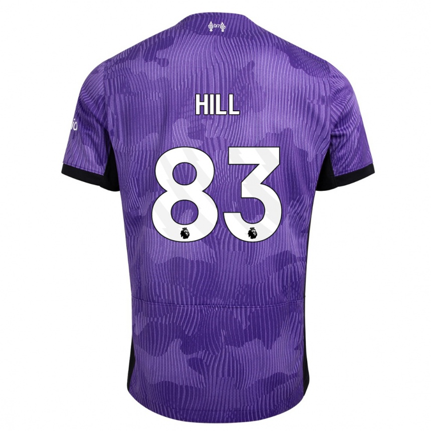 Kids  Tom Hill #83 Purple Third Jersey 2023/24 T-Shirt Canada