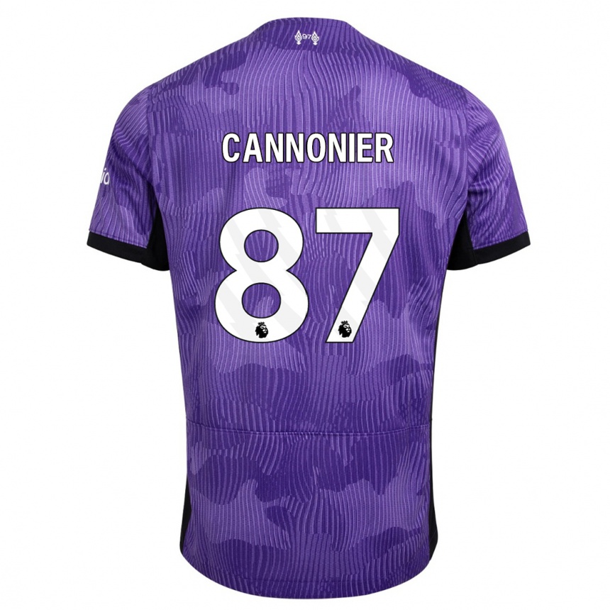 Kids  Oakley Cannonier #87 Purple Third Jersey 2023/24 T-Shirt Canada