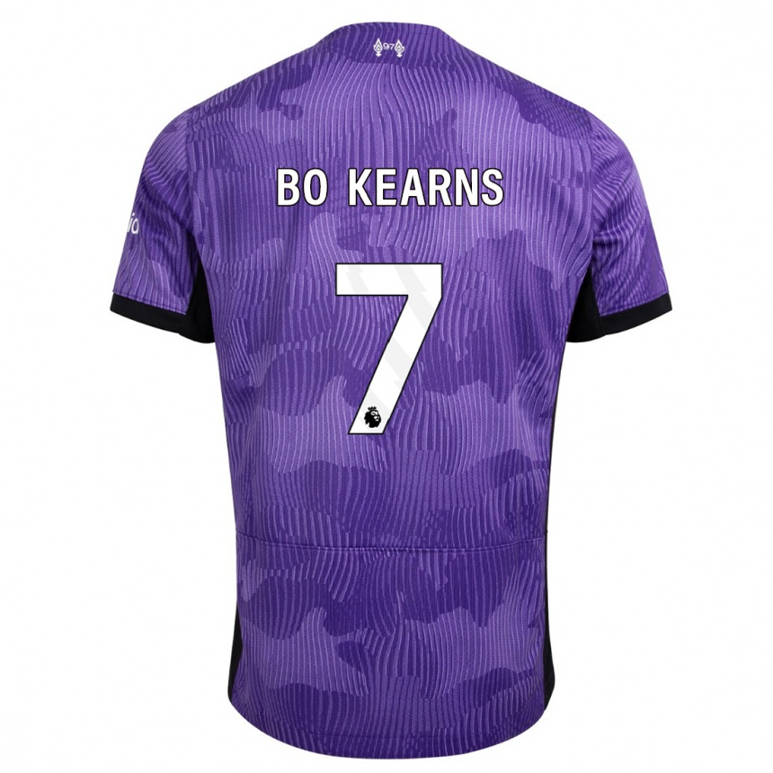 Kids  Missy Bo Kearns #7 Purple Third Jersey 2023/24 T-Shirt Canada