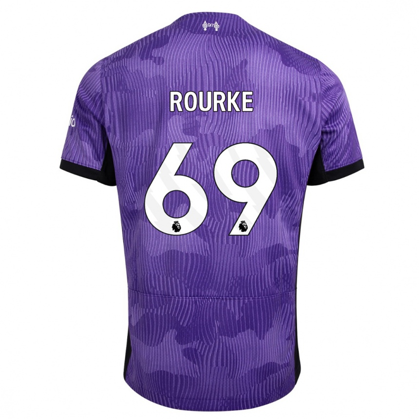 Kids Fidel O'rourke #69 Purple Third Jersey 2023/24 T-Shirt Canada