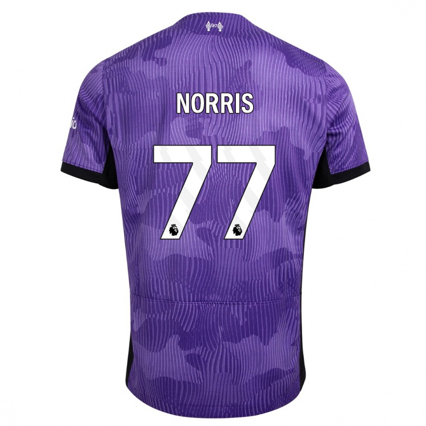 Kids James Norris #77 Purple Third Jersey 2023/24 T-Shirt Canada