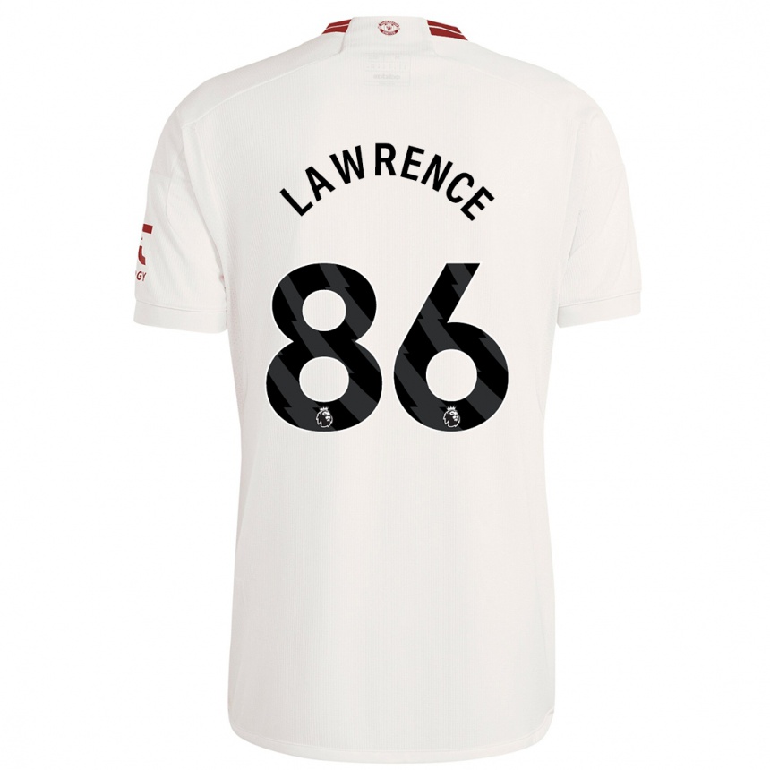 Kids Marcus Lawrence #86 White Third Jersey 2023/24 T-Shirt Canada