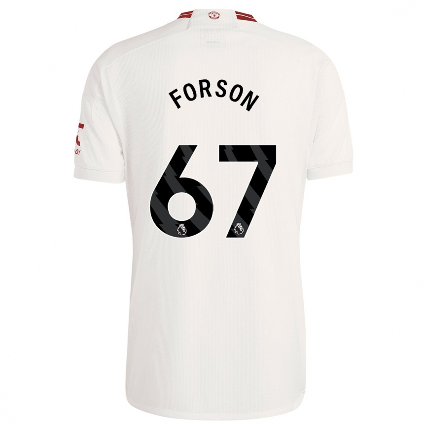 Kids Omari Forson #67 White Third Jersey 2023/24 T-Shirt Canada