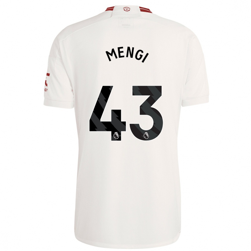 Enfant Football Maillot Teden Mengi #43 Blanc Troisieme 2023/24 Canada