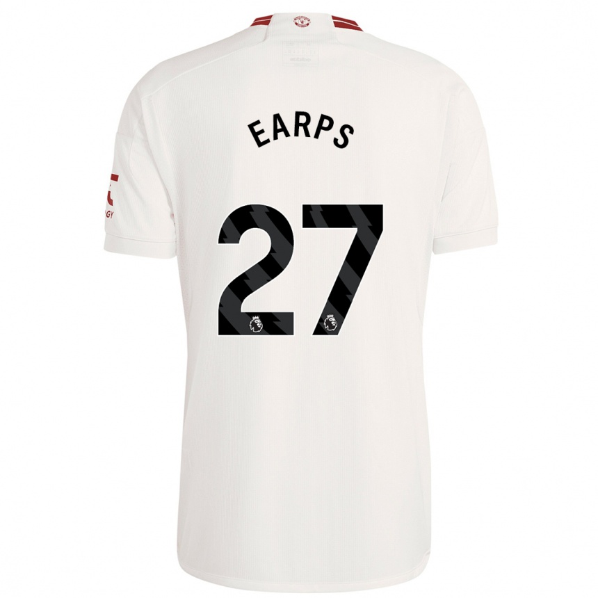 Kids Mary Earps #27 White Third Jersey 2023/24 T-Shirt Canada