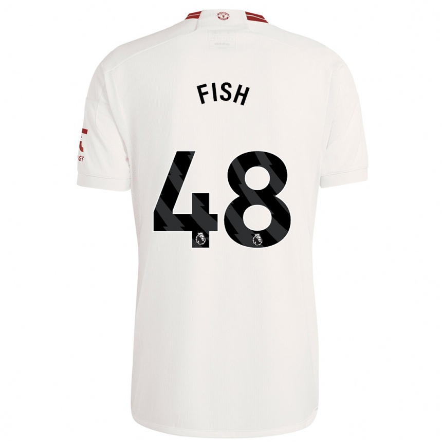 Enfant Football Maillot Will Fish #48 Blanc Troisieme 2023/24 Canada