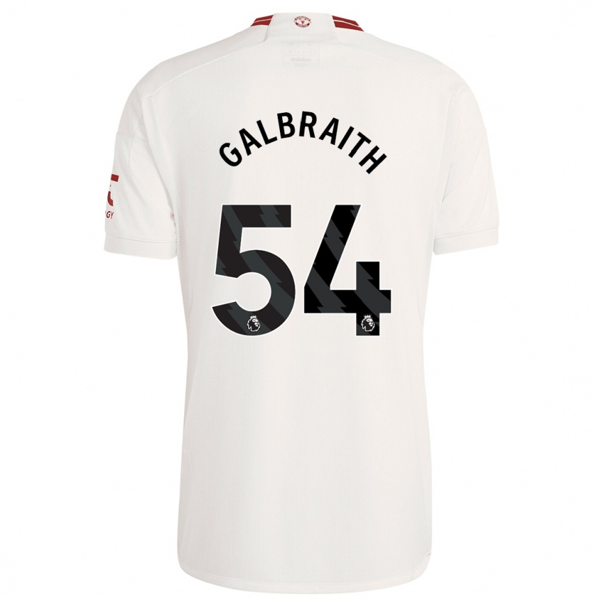 Enfant Football Maillot Ethan Galbraith #54 Blanc Troisieme 2023/24 Canada