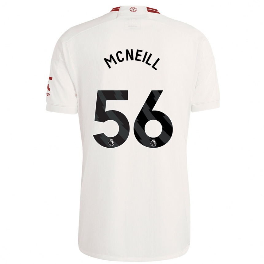 Enfant Football Maillot Charlie Mcneill #56 Blanc Troisieme 2023/24 Canada