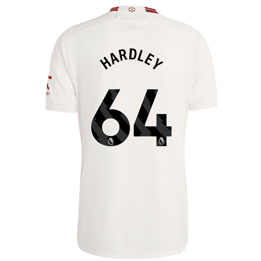 Kids Bjorn Hardley #64 White Third Jersey 2023/24 T-Shirt Canada