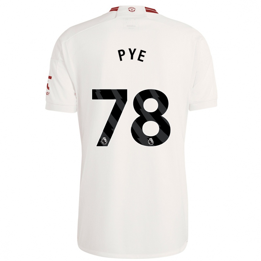 Kids Logan Pye #78 White Third Jersey 2023/24 T-Shirt Canada