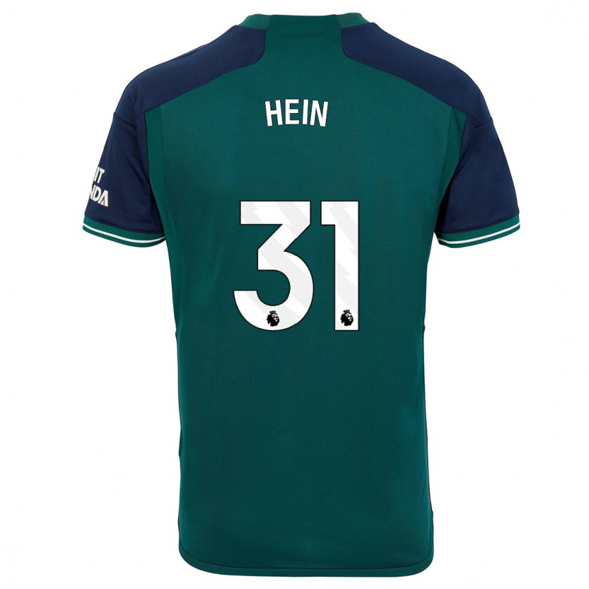 Enfant Football Maillot Karl Hein #31 Vert Troisieme 2023/24 Canada