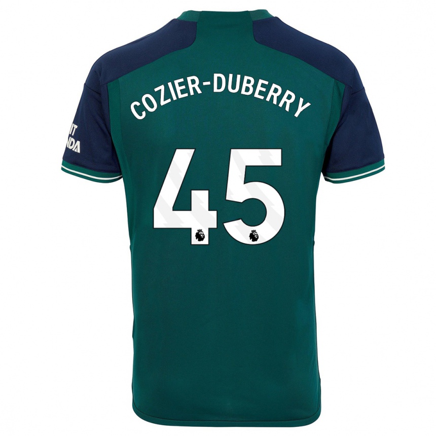 Kids  Amario Cozier-Duberry #45 Green Third Jersey 2023/24 T-Shirt Canada