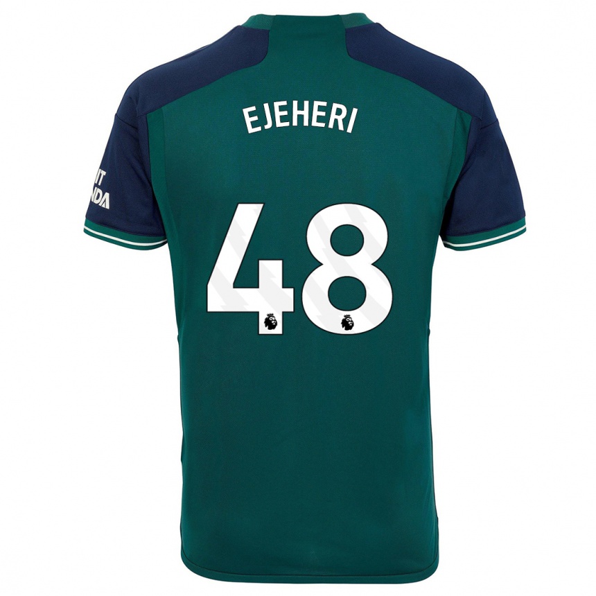 Kids Ovie Ejeheri #48 Green Third Jersey 2023/24 T-Shirt Canada