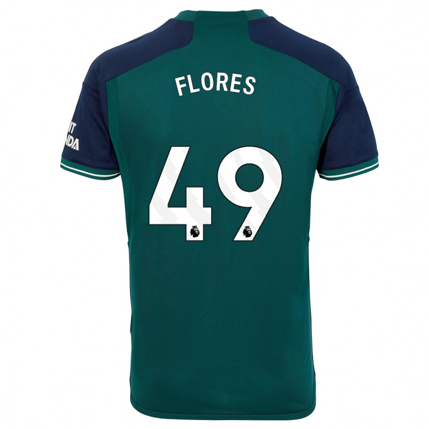 Enfant Football Maillot Marcelo Flores #49 Vert Troisieme 2023/24 Canada