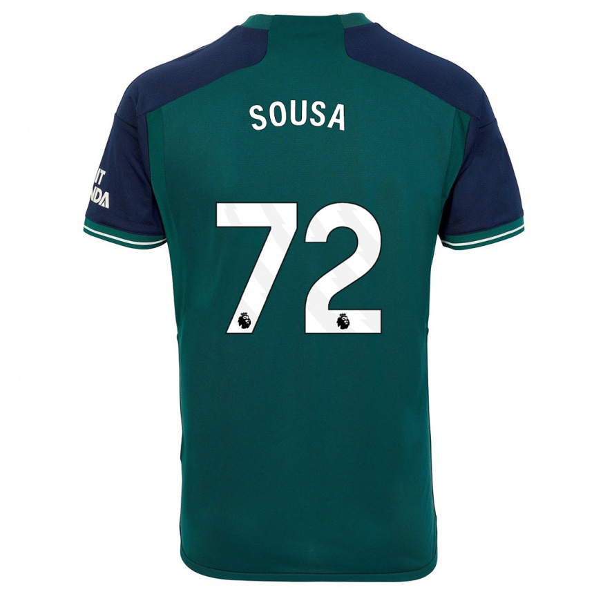 Kids Lino Sousa #72 Green Third Jersey 2023/24 T-Shirt Canada