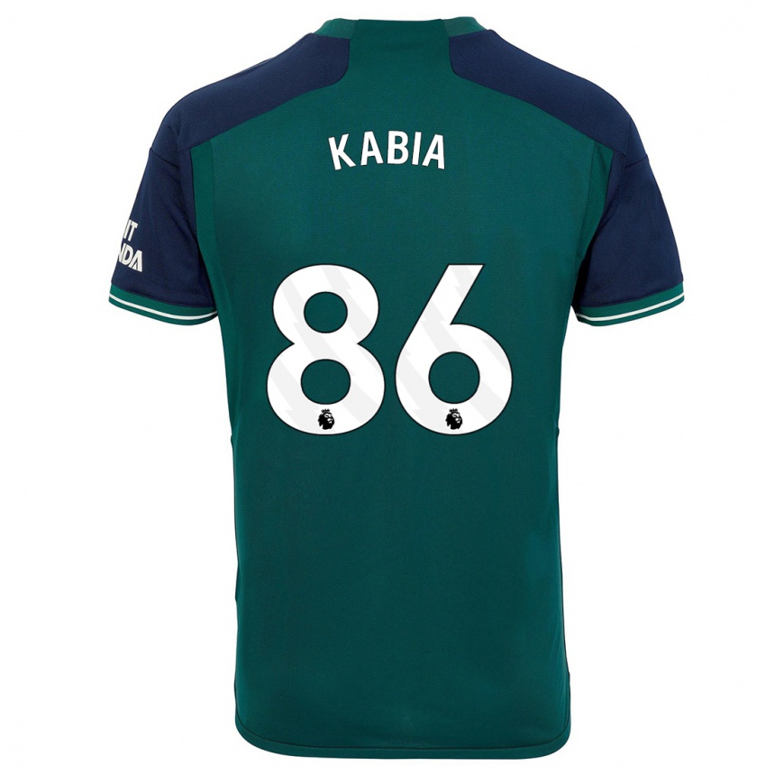 Enfant Football Maillot Ismeal Kabia #86 Vert Troisieme 2023/24 Canada