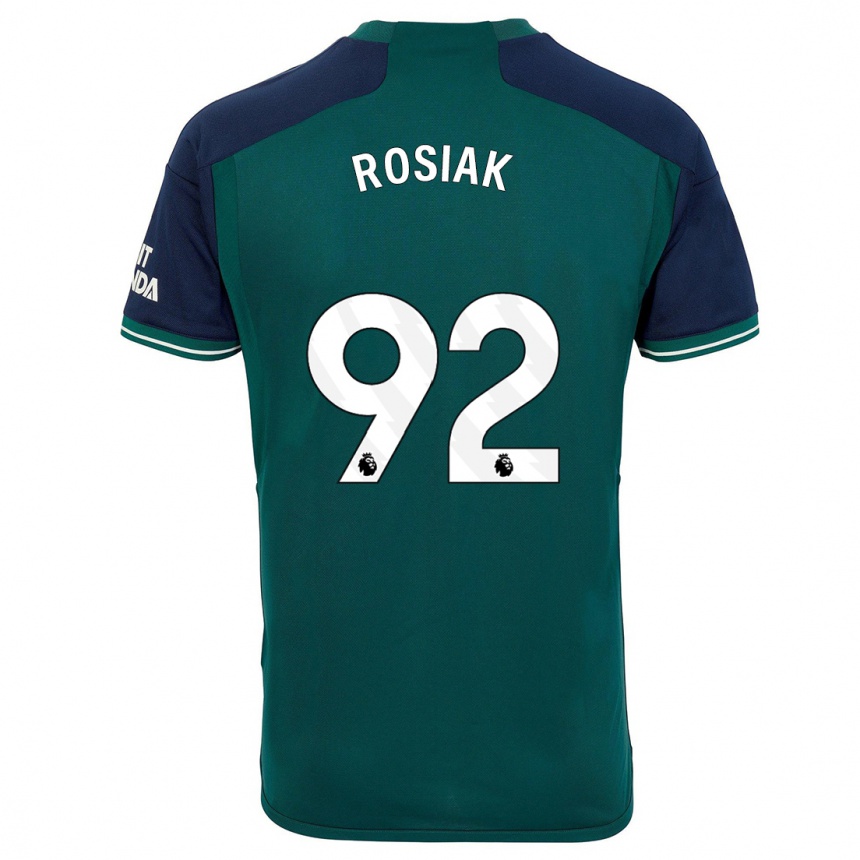 Enfant Football Maillot Michal Rosiak #92 Vert Troisieme 2023/24 Canada