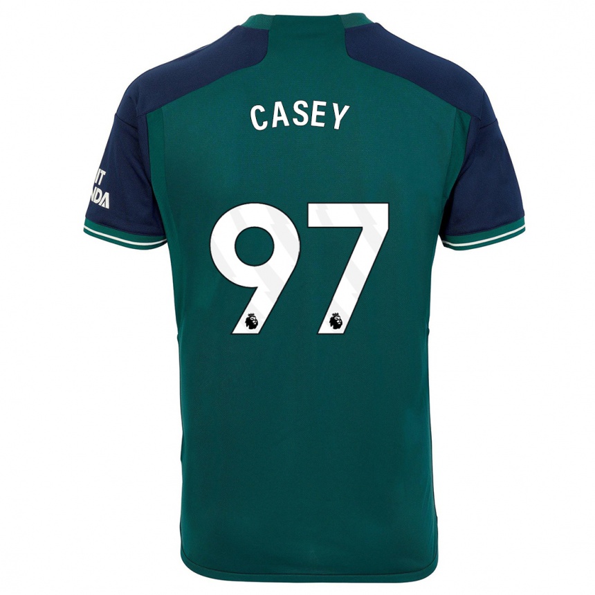 Kids Dan Casey #97 Green Third Jersey 2023/24 T-Shirt Canada