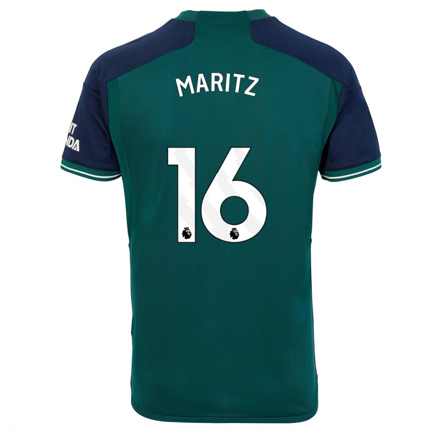 Kids Noelle Maritz #16 Green Third Jersey 2023/24 T-Shirt Canada