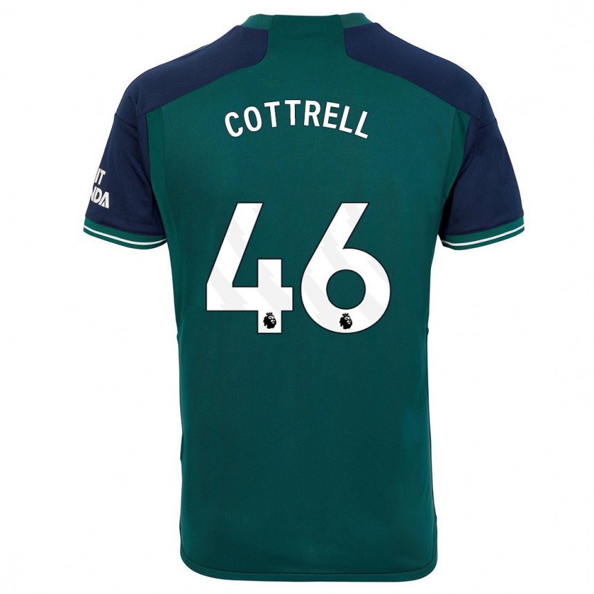 Kids Ben Cottrell #46 Green Third Jersey 2023/24 T-Shirt Canada