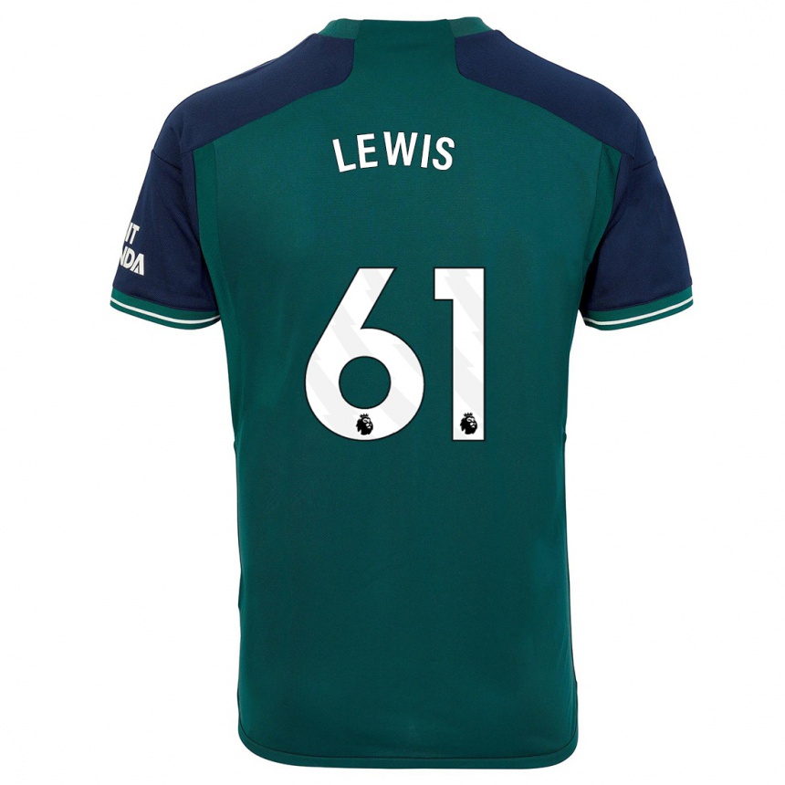 Kids George Lewis #61 Green Third Jersey 2023/24 T-Shirt Canada