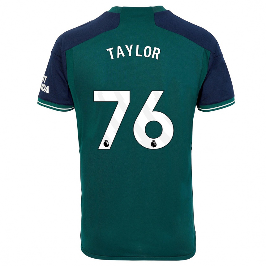 Kids  Kido Taylor Hart #76 Green Third Jersey 2023/24 T-Shirt Canada