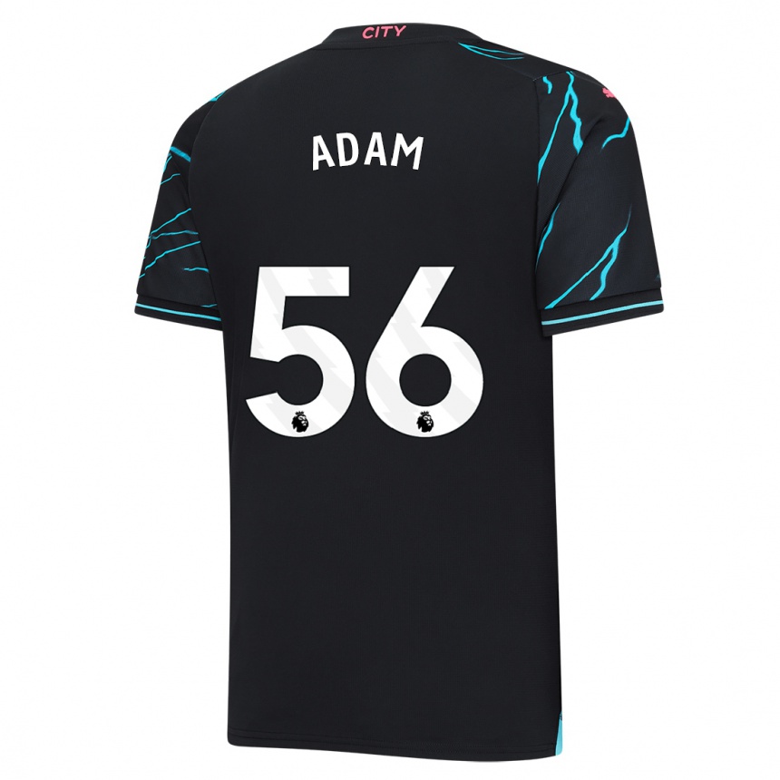 Kids  Josh Adam #56 Dark Blue Third Jersey 2023/24 T-Shirt Canada