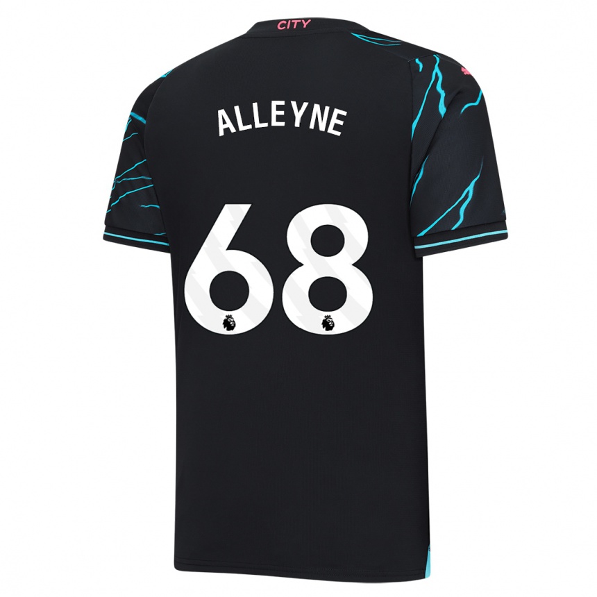 Kids Max Alleyne #68 Dark Blue Third Jersey 2023/24 T-Shirt Canada