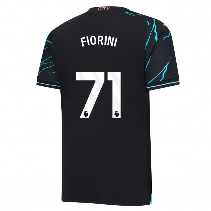 Kids Lewis Fiorini #71 Dark Blue Third Jersey 2023/24 T-Shirt Canada