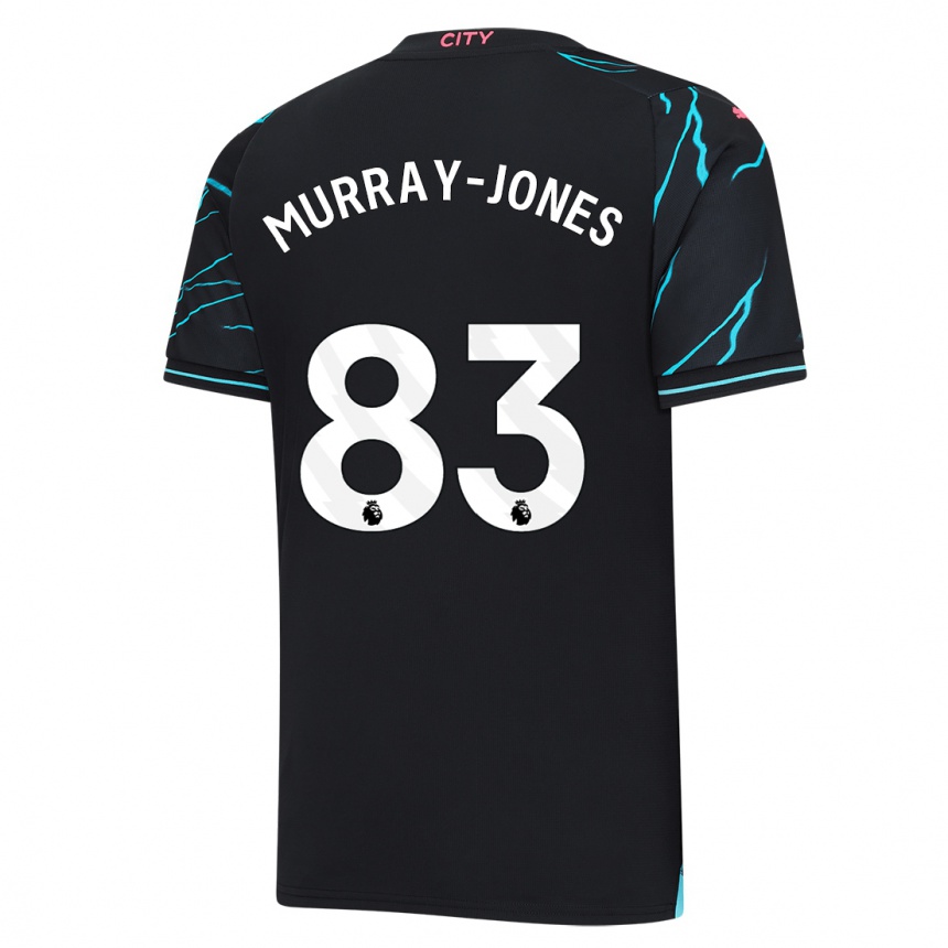 Enfant Football Maillot George Murray-Jones #83 Bleu Foncé Troisieme 2023/24 Canada