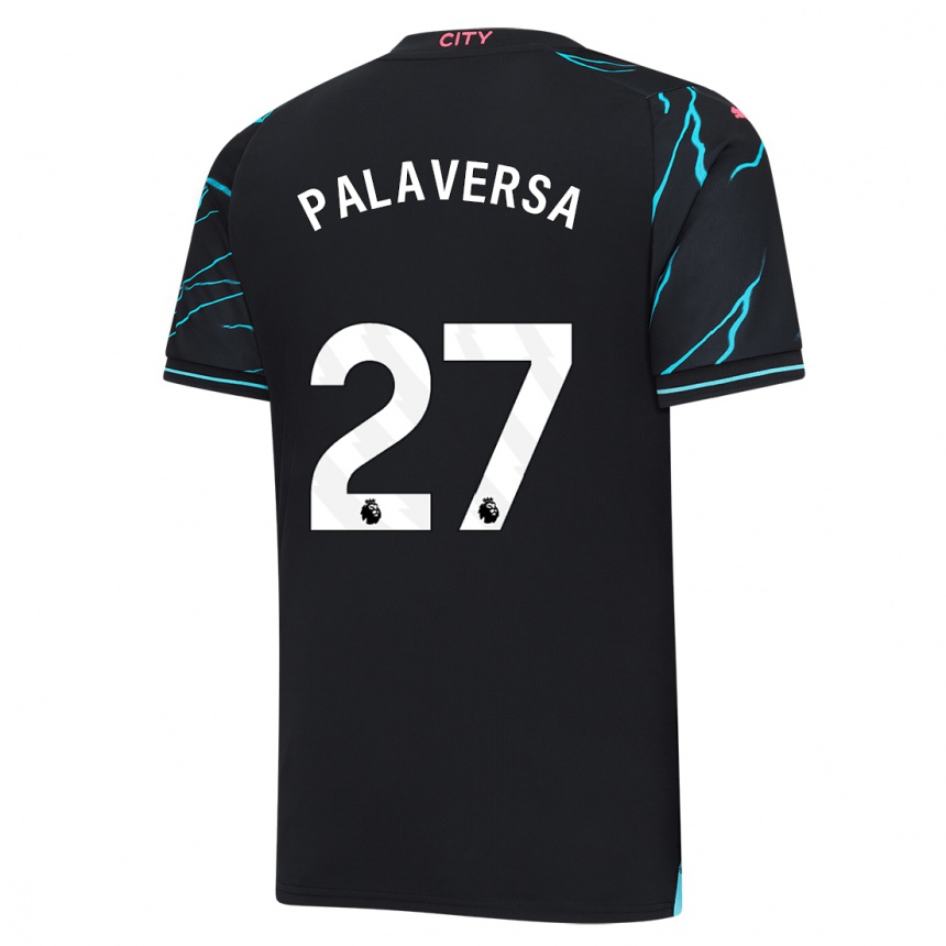 Kids  Ante Palaversa #27 Dark Blue Third Jersey 2023/24 T-Shirt Canada