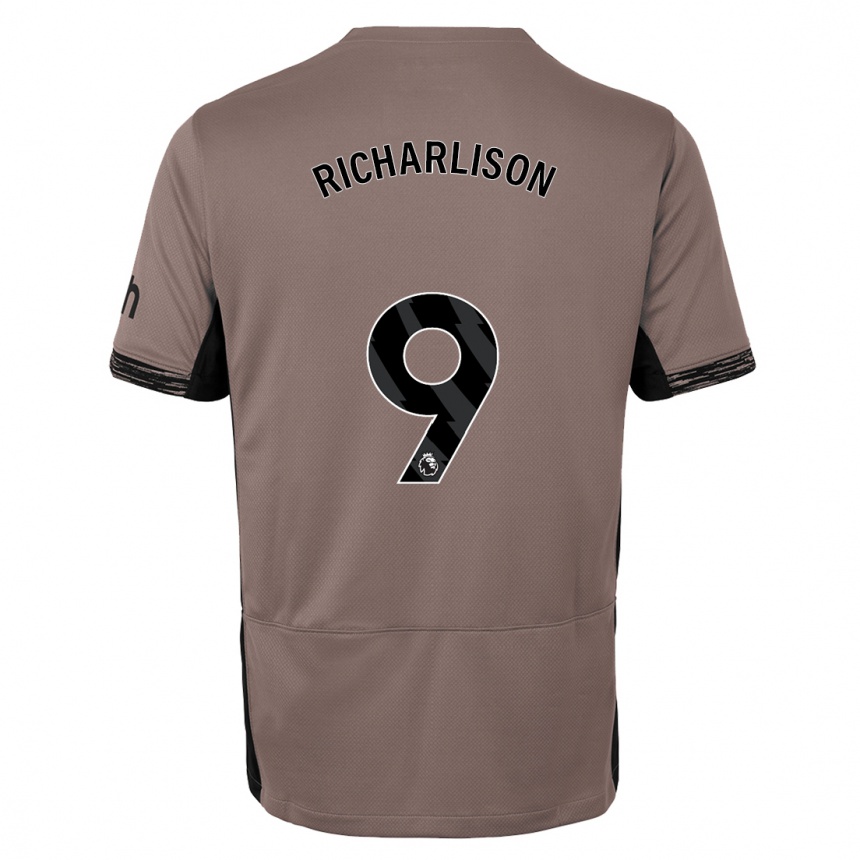 Enfant Football Maillot Richarlison #9 Beige Foncé Troisieme 2023/24 Canada