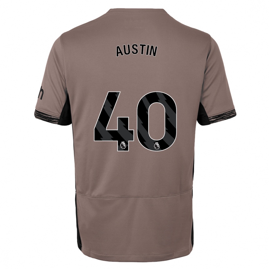 Enfant Football Maillot Brandon Austin #40 Beige Foncé Troisieme 2023/24 Canada