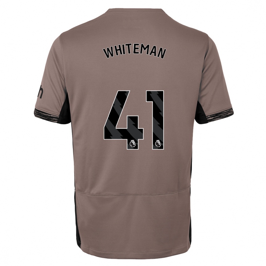 Kids Alfie Whiteman #41 Dark Beige Third Jersey 2023/24 T-Shirt Canada