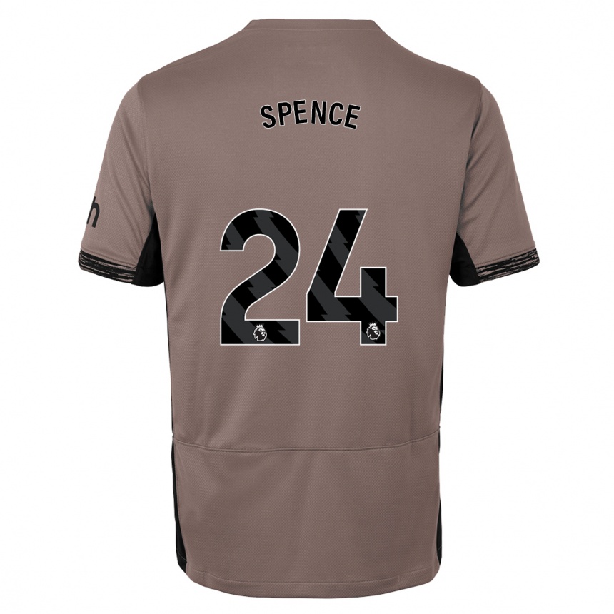 Kids  Djed Spence #24 Dark Beige Third Jersey 2023/24 T-Shirt Canada