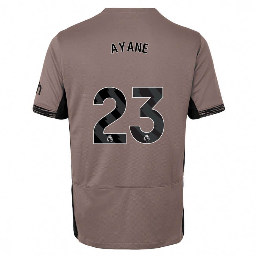 Kids  Rosella Ayane #23 Dark Beige Third Jersey 2023/24 T-Shirt Canada