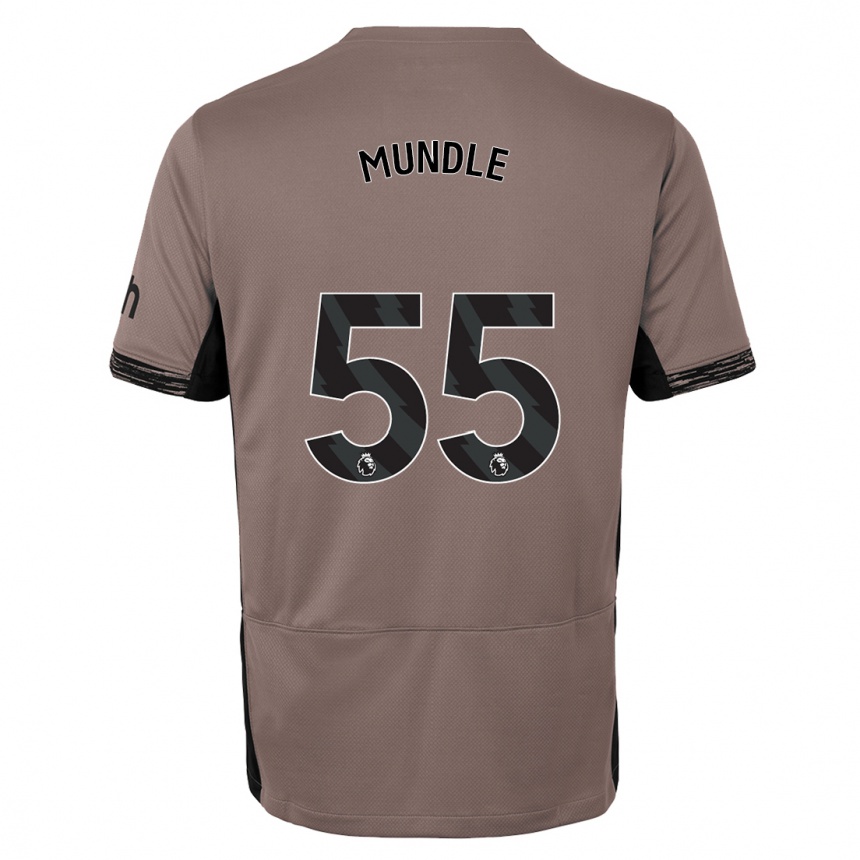 Kids  Romaine Mundle #55 Dark Beige Third Jersey 2023/24 T-Shirt Canada