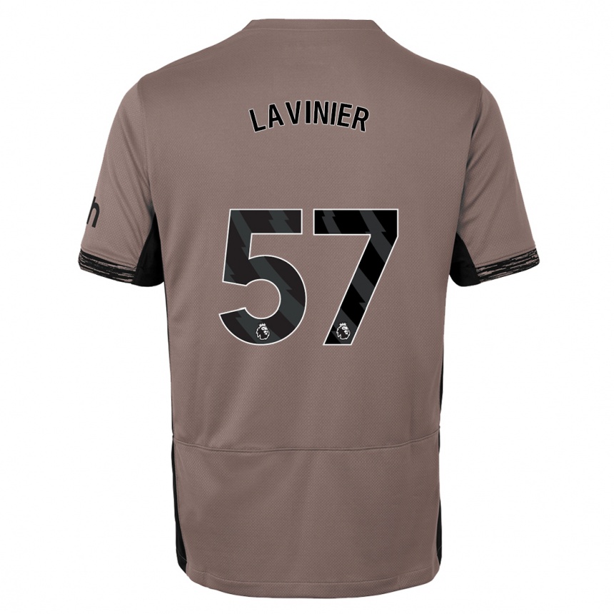 Kids Marcel Lavinier #57 Dark Beige Third Jersey 2023/24 T-Shirt Canada