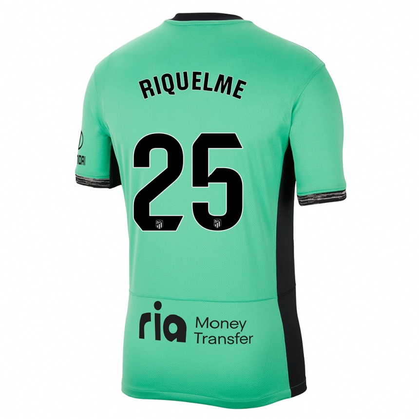 Kids  Rodrigo Riquelme #25 Spring Green Third Jersey 2023/24 T-Shirt Canada