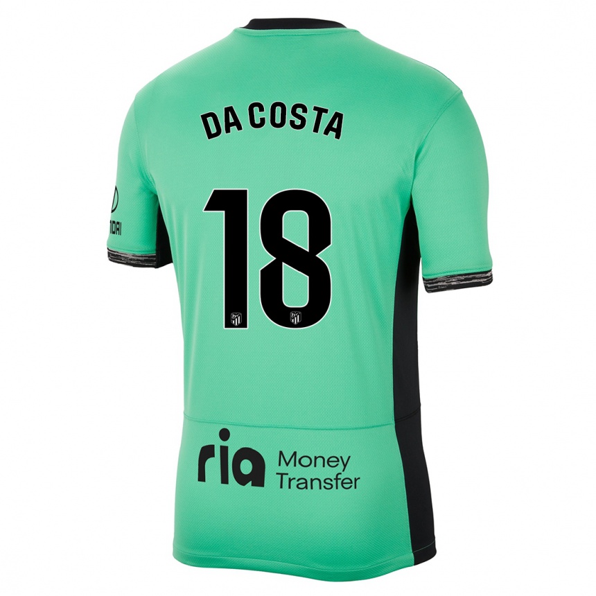 Kids  Mario Da Costa #18 Spring Green Third Jersey 2023/24 T-Shirt Canada