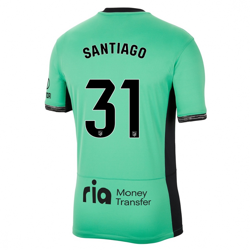 Kids Abraham Santiago #31 Spring Green Third Jersey 2023/24 T-Shirt Canada