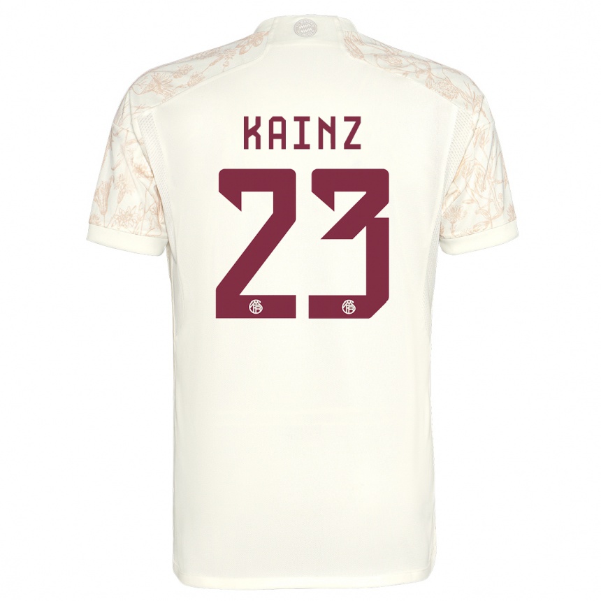 Kids Manuel Kainz #23 Off White Third Jersey 2023/24 T-Shirt Canada