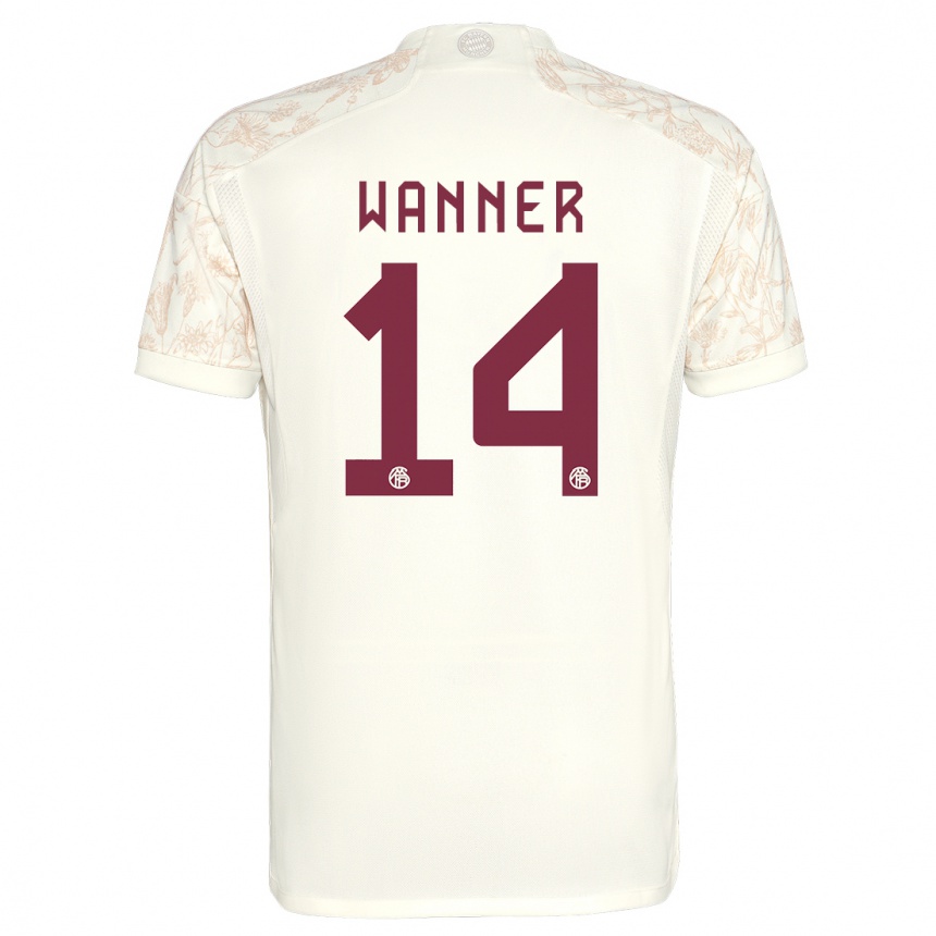 Enfant Football Maillot Paul Wanner #14 Blanc Cassé Troisieme 2023/24 Canada