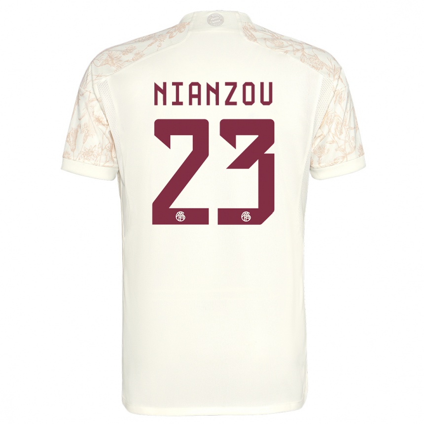 Kids  Tanguy Nianzou #23 Off White Third Jersey 2023/24 T-Shirt Canada