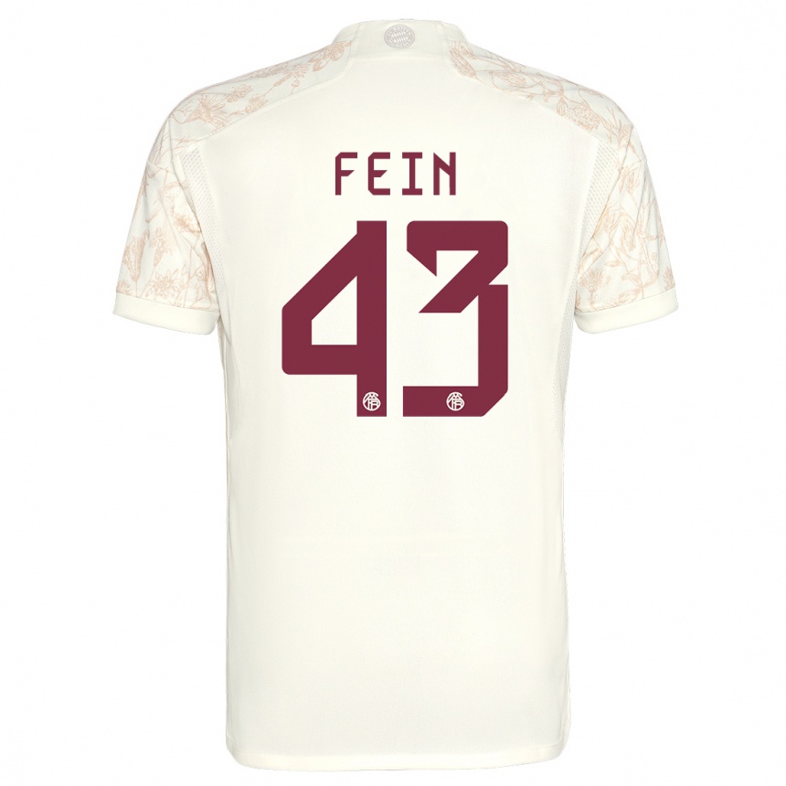 Kids  Adrian Fein #43 Off White Third Jersey 2023/24 T-Shirt Canada