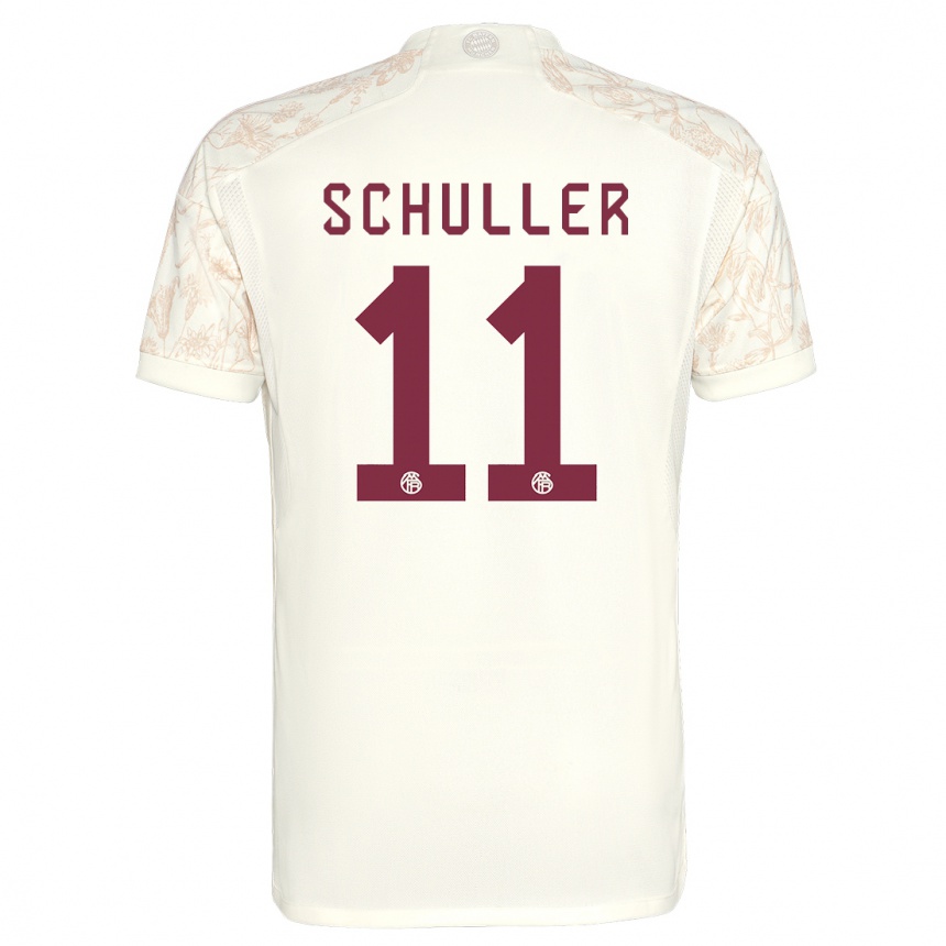 Kids  Lea Schuller #11 Off White Third Jersey 2023/24 T-Shirt Canada