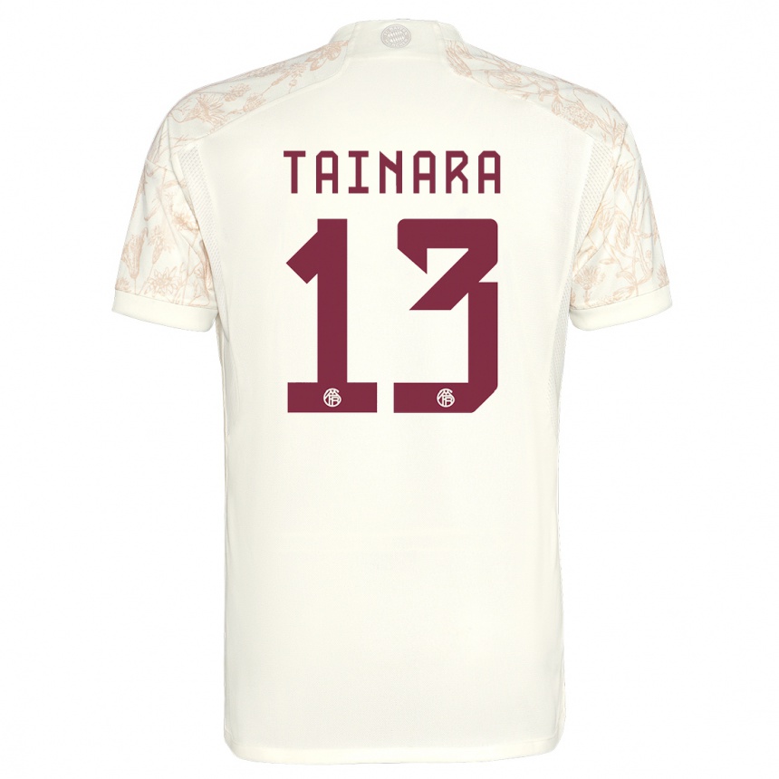 Kids  Tainara #13 Off White Third Jersey 2023/24 T-Shirt Canada