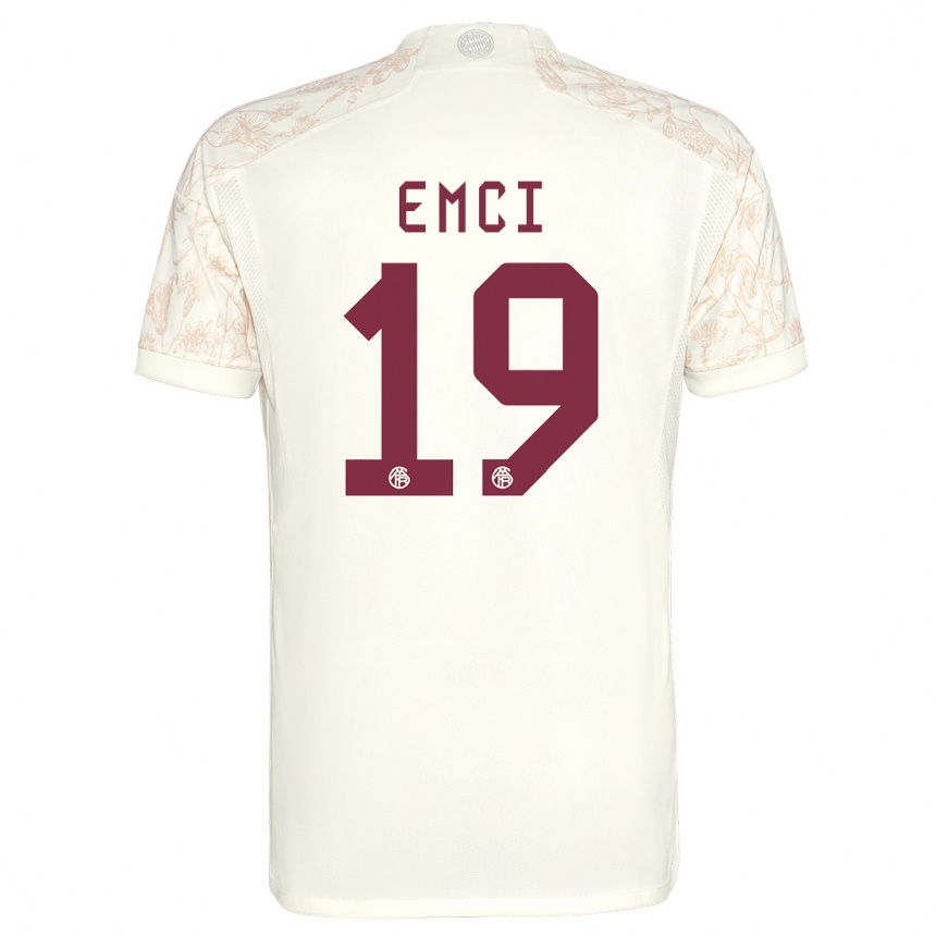 Kids  Ben Emci #19 Off White Third Jersey 2023/24 T-Shirt Canada